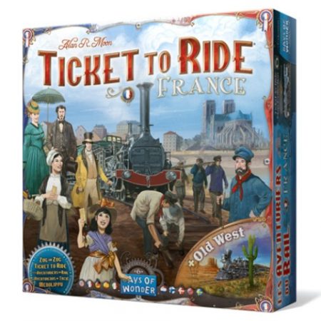 ¡Aventureros al Tren! Expansión: Francia (+ El Viejo Oeste)-Ticket To Ride