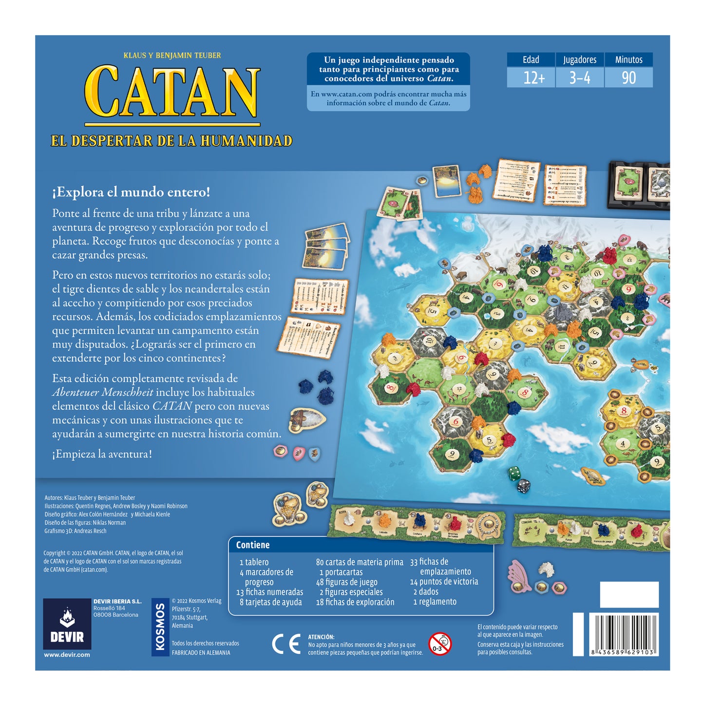 Catan: El Despertar de la Humanidad - Spanish